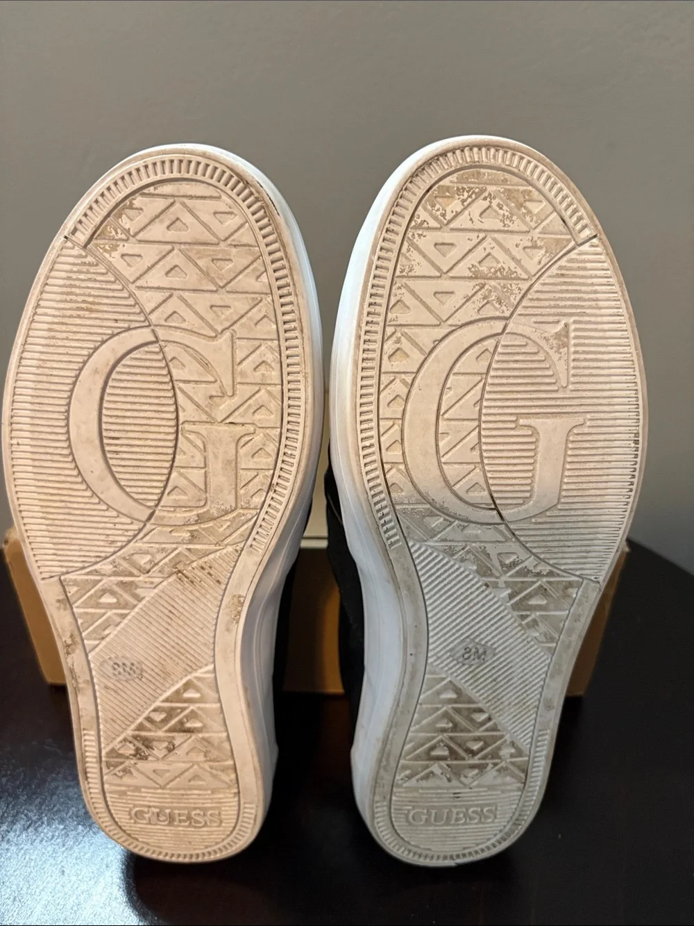 GUESS Women's Quilted Slip-On Loafers in Black - Size 8